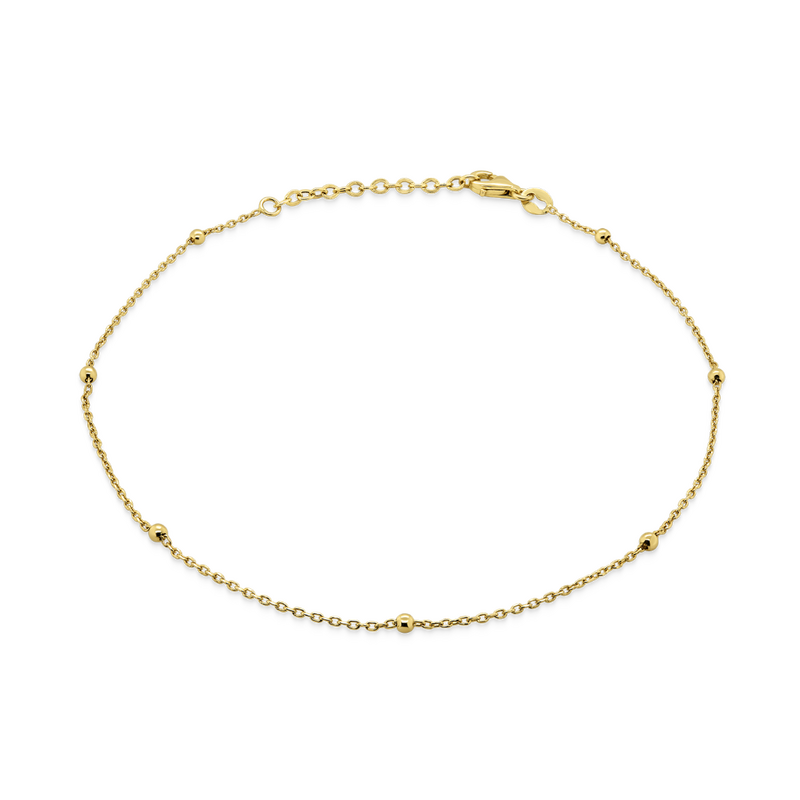 Bratara de picior din aur galben de 14K